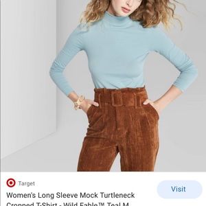 Women’s Long Sleeve Mock Turtleneck